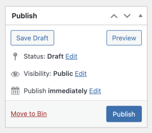 Publish Immediately Edit