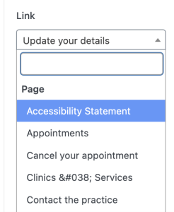 Link Dropdown