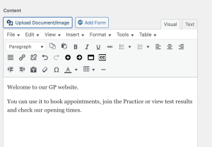 Editor Screen