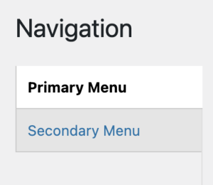 Navigation Menus